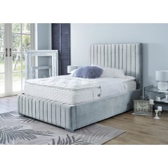 Yllas Naples Silver 4ft Small Double Bed